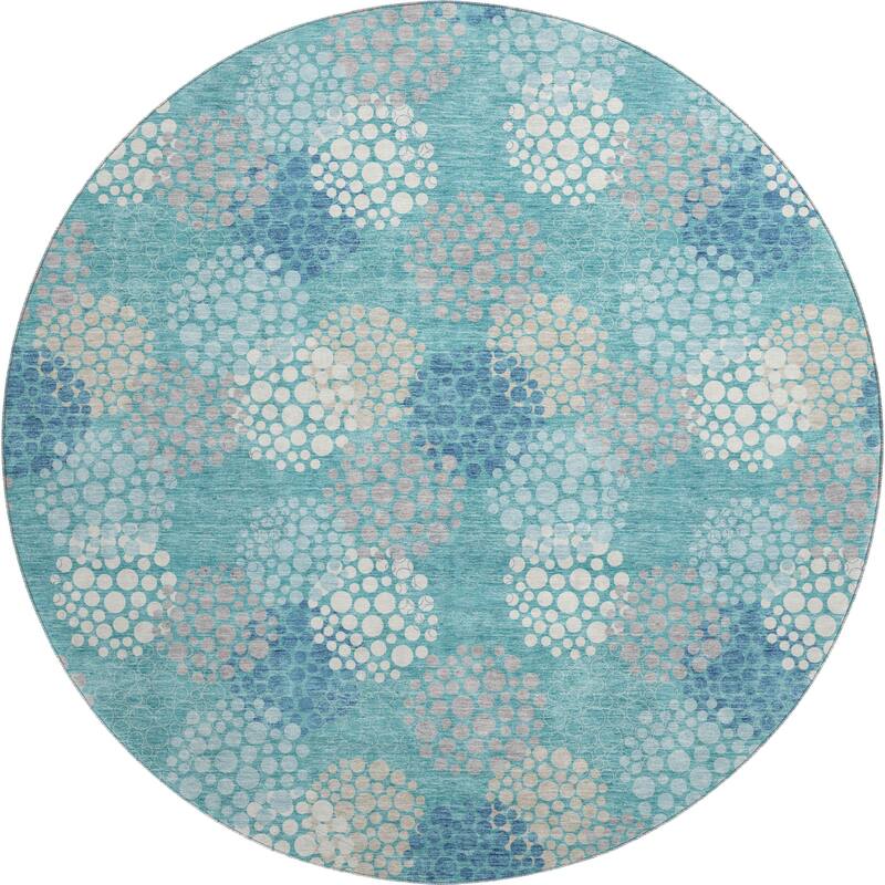 Premium Washable Super Soft Contemporary Clusters Mayfield Rug