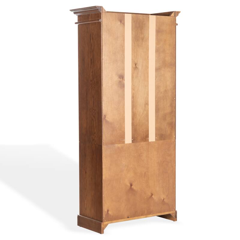 SAFAVIEH Couture Francesco 4-Shelf Wood Bookcase - 36"W x 17"D x 76"H