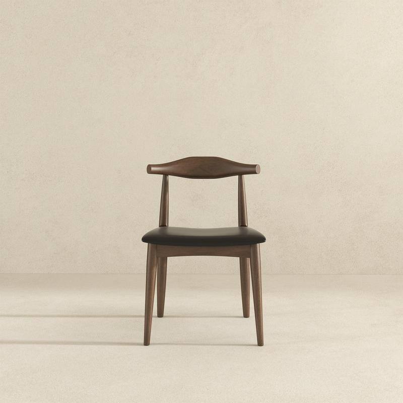 Spruce & Spring Modern Upholstered Dining Chairs Set with Solid Wood Frame Kitchen Side Chairs