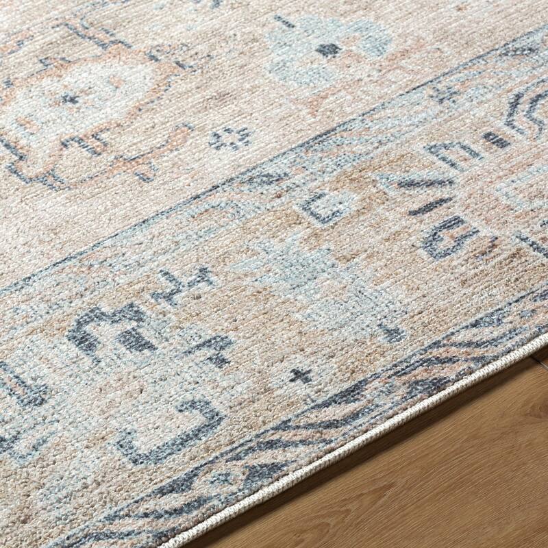 Livabliss Traditional Marlon Border Area Rug