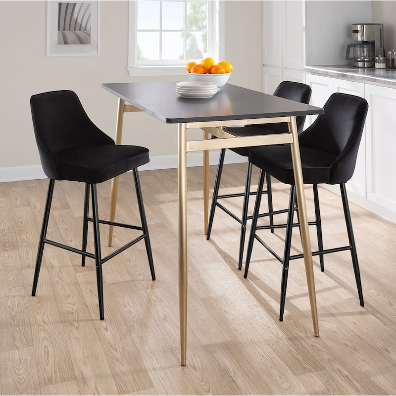 Silver Orchid Naldi Counter Height Dining Table
