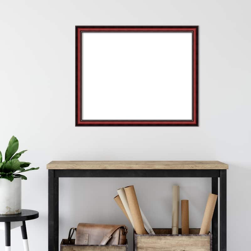 Amanti Art Rubino Cherry Scoop Framed Dry Erase Magnetic Board