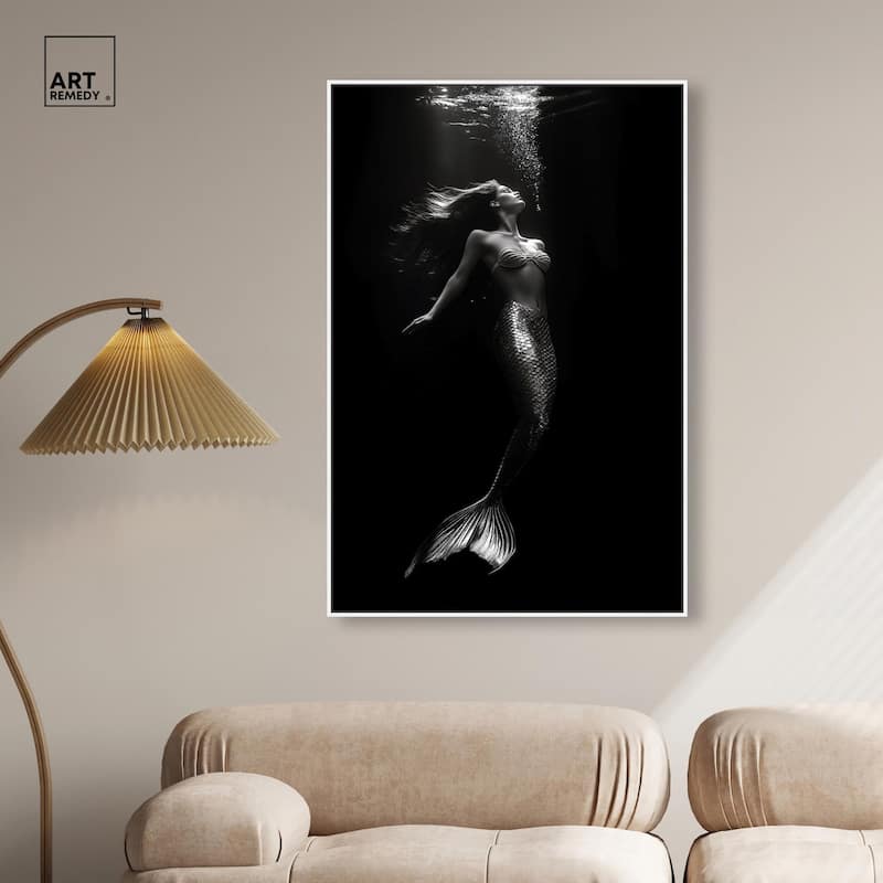 Mermaid Deep Canvas by Art Remedy