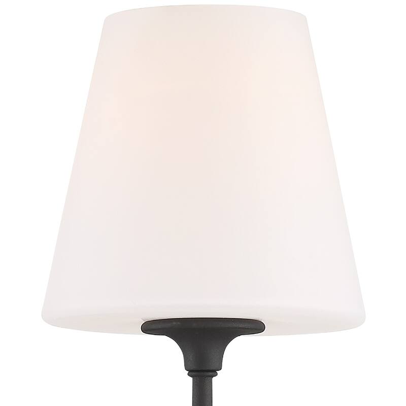 Libby Langdon Sylvan 1 Light Black Forged Wall Mount - 6'' W x 13.25'' H x 9.75'' D