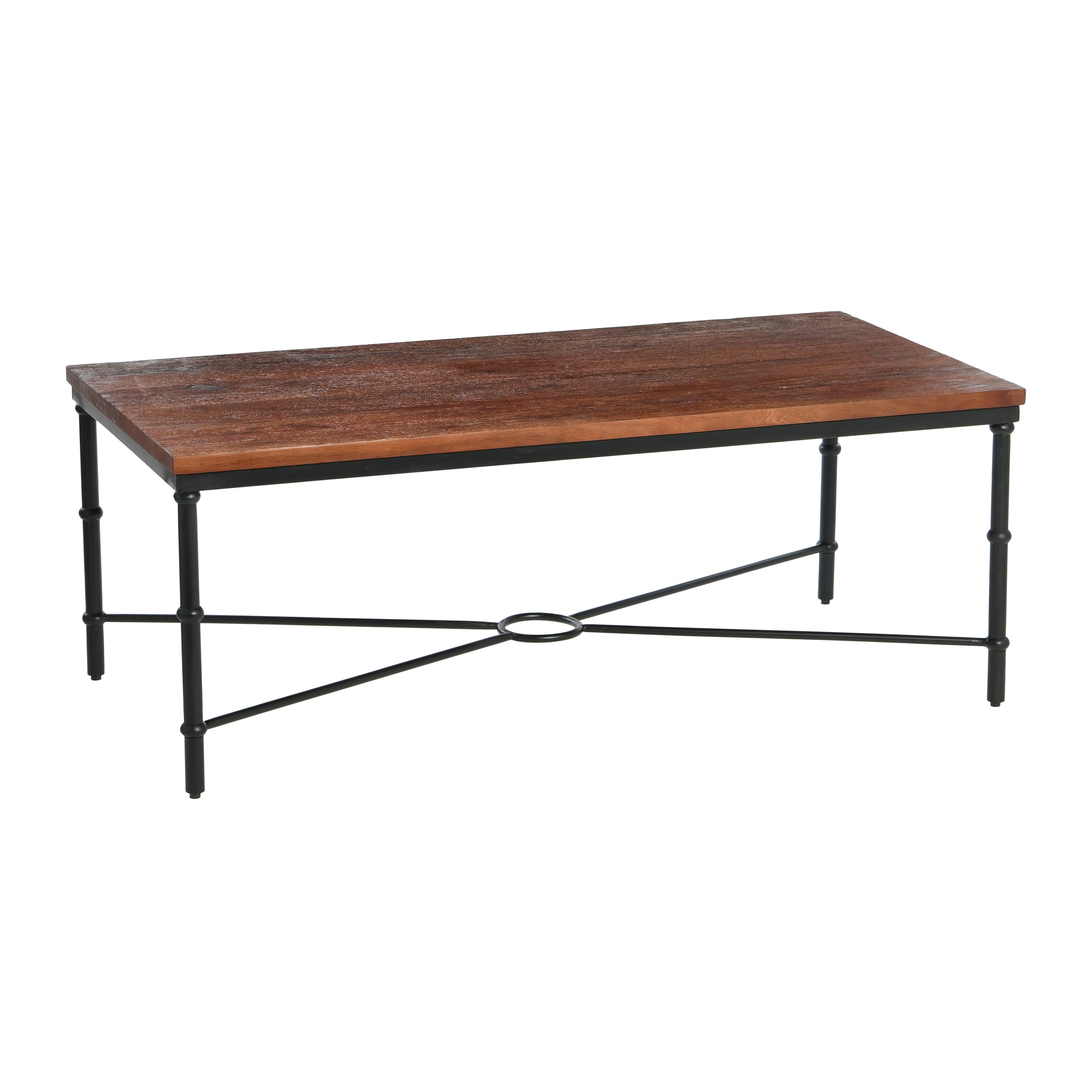 Wood and Metal Coffee Table