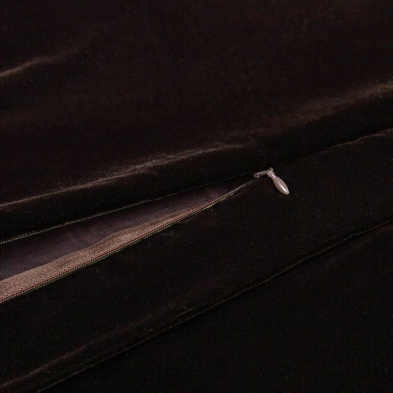 Indigo Hill by HiEnd Accents Estelle Velvet Solid Fluffy Bedding 3 Piece Comforter with Pillow Shams