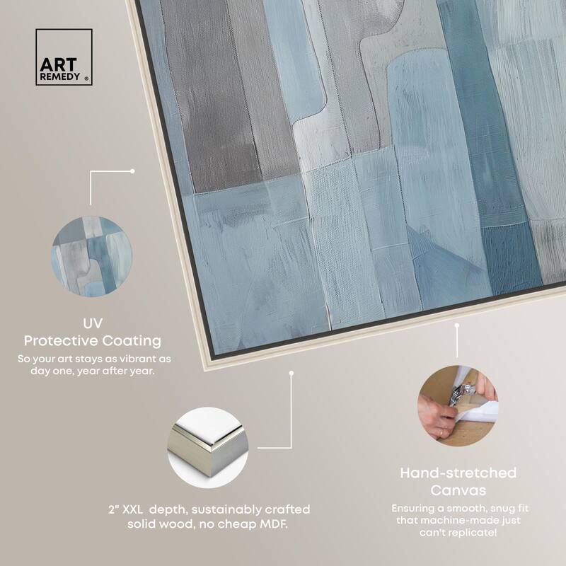 Tessellated Tones II Canvas by Art Remedy