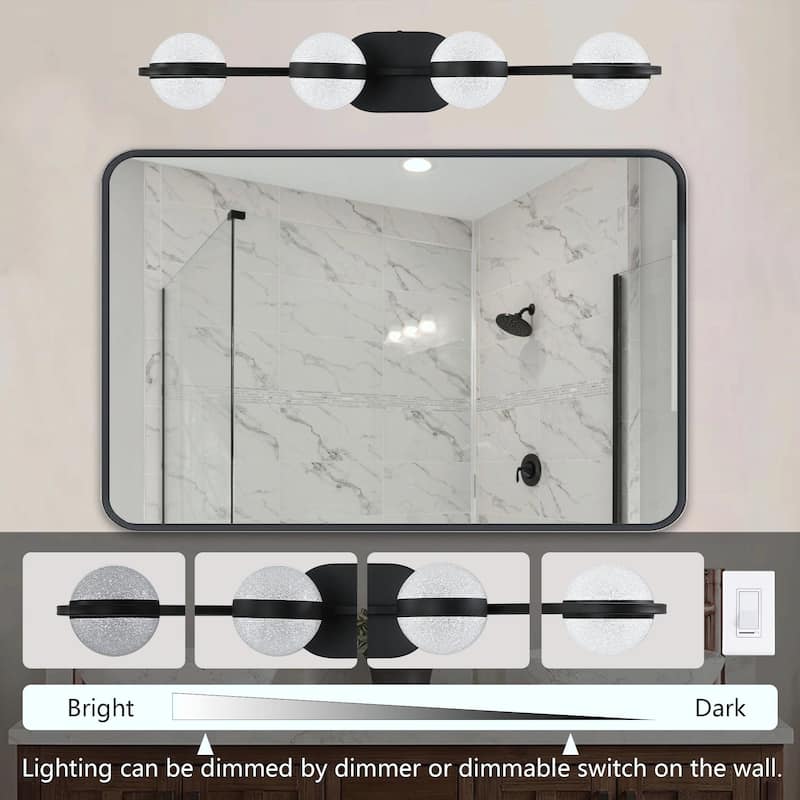 Vanity Lights With 4/5/6 LED Bulbs For Bathroom Lighting