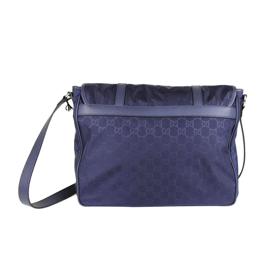 gucci blue messenger bag