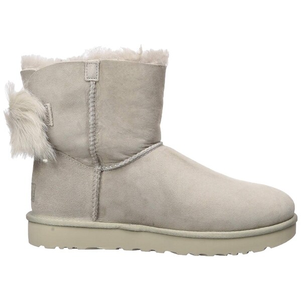 ugg fluff bow mini classic boot