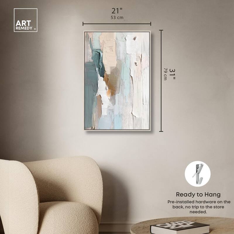 Impasto Intervals I Canvas by Art Remedy