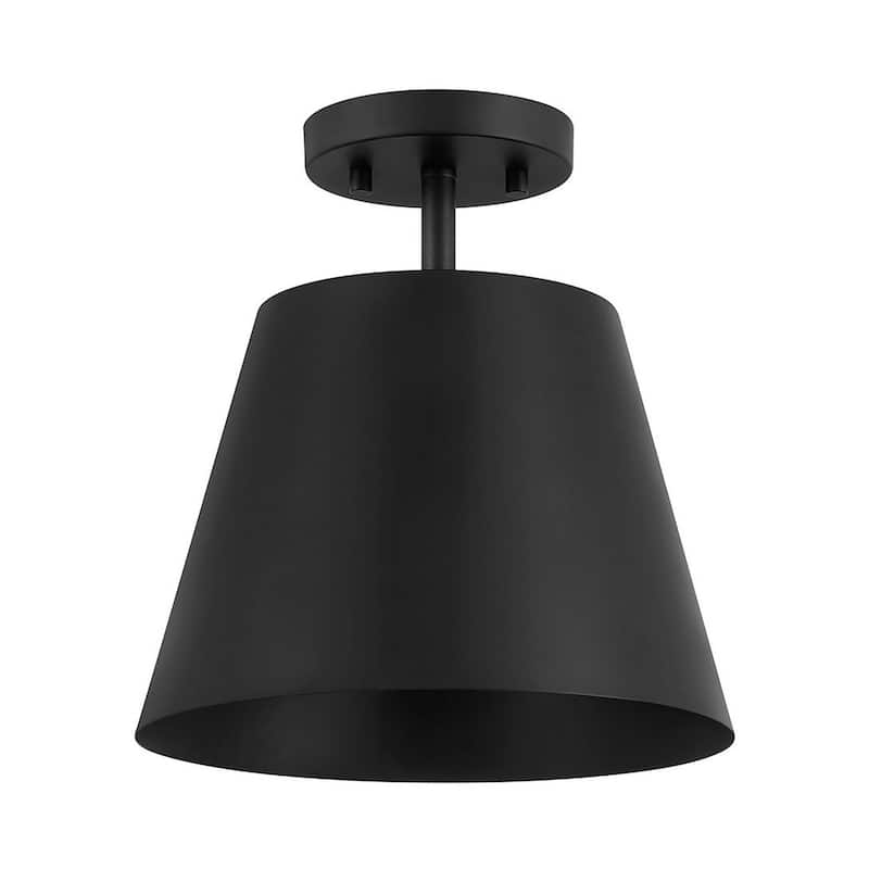 1-Light Ceiling Light By Trade Winds - Matte Black