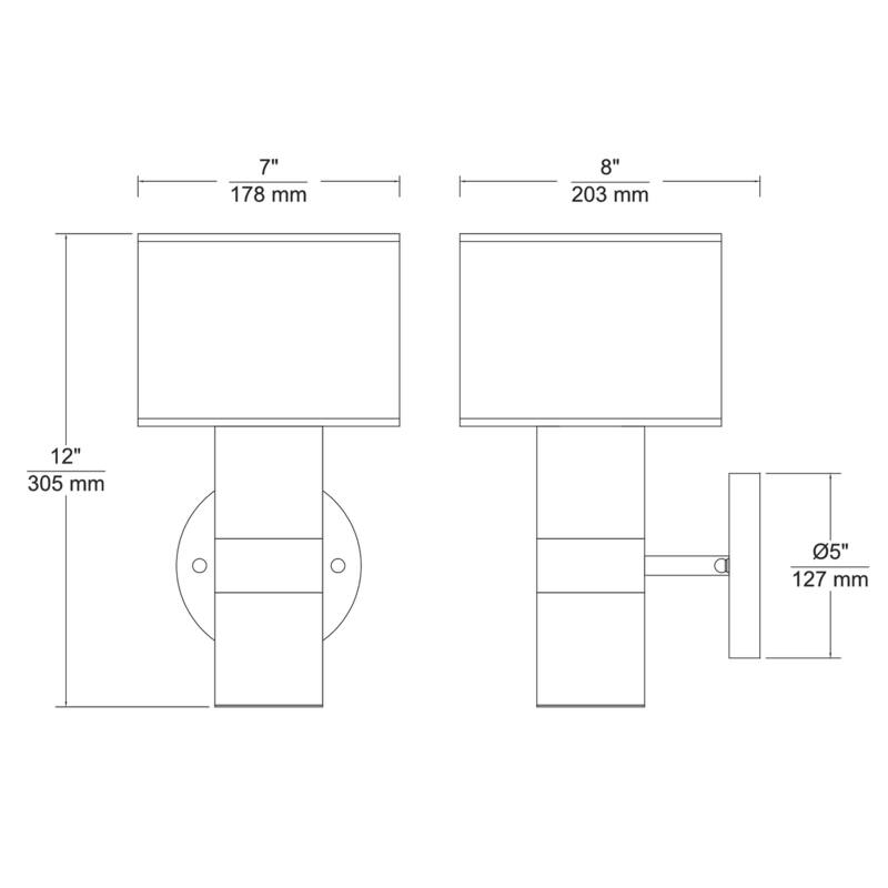 Sureshot 1-Light Wall Sconce