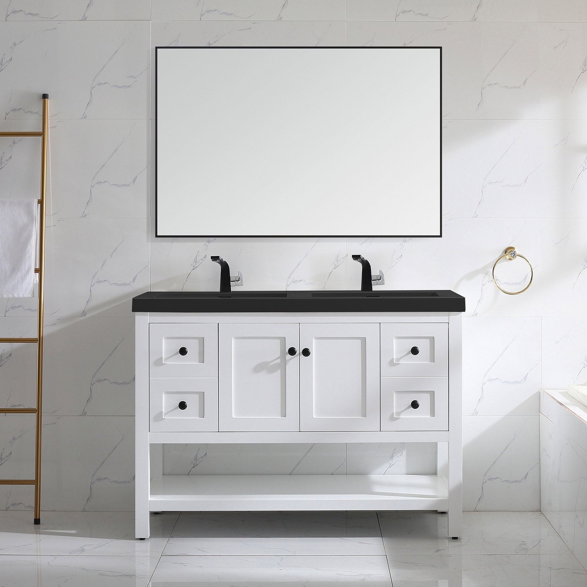 Winslow 48" Double Bathroom Vanity Set