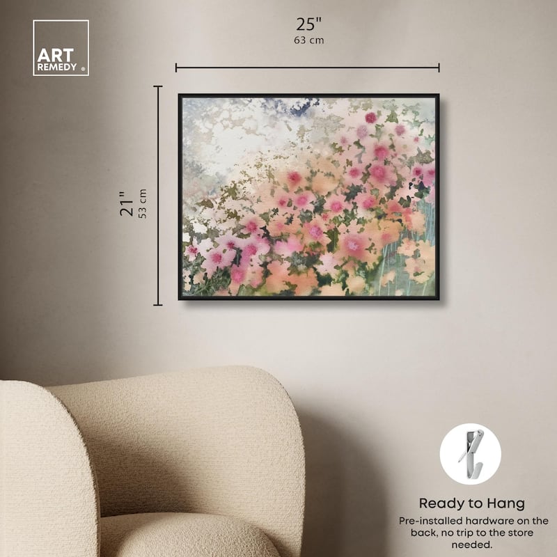 Roseate Remnants Canvas by Art Remedy