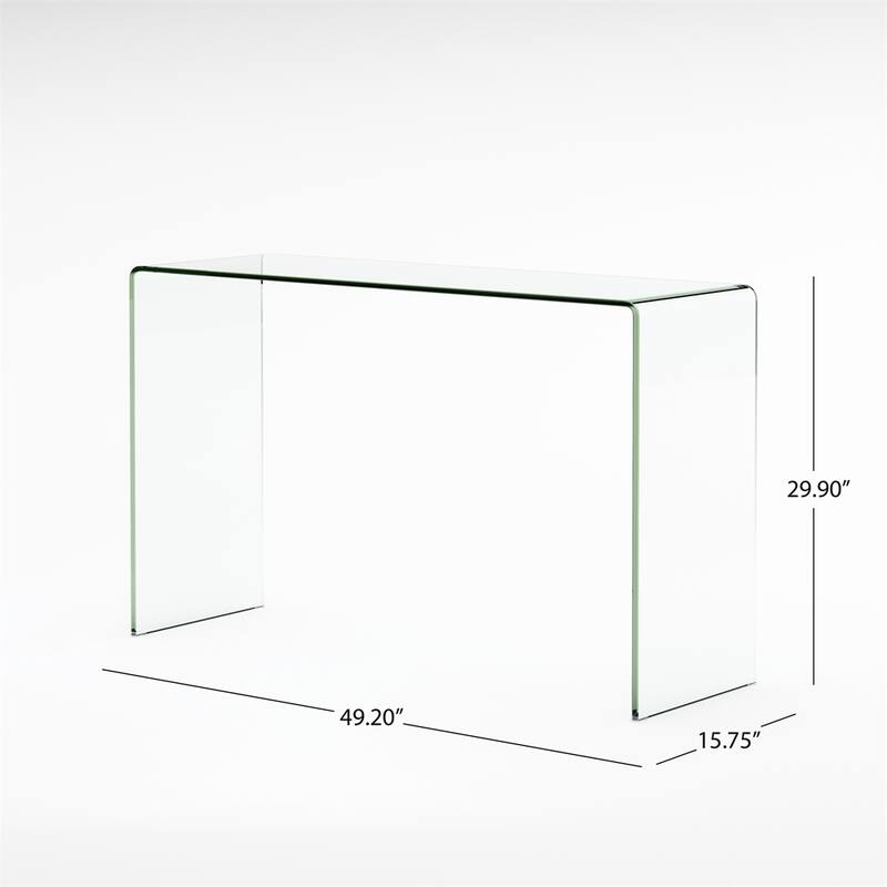 Tempered Glass Console Table