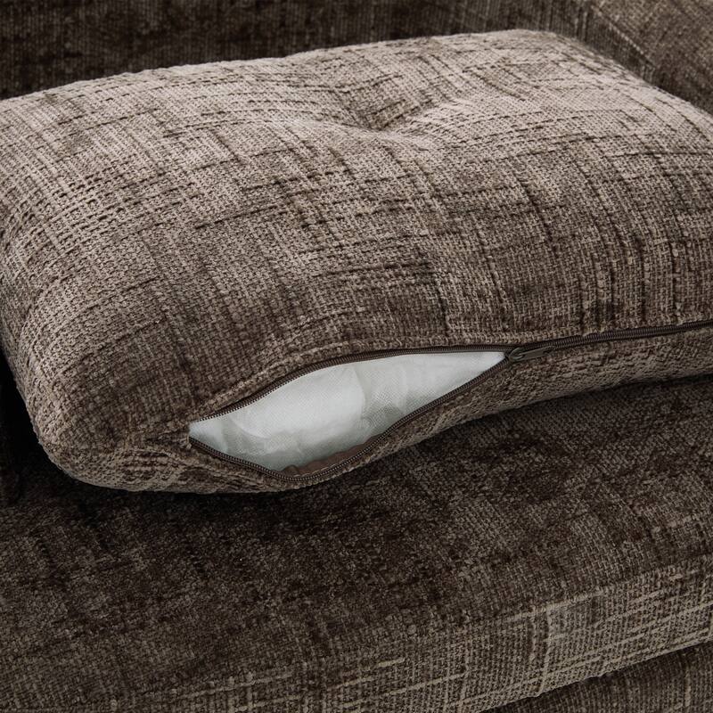 Plush 360° Swivel Barrel Accent Chair with Deep Cushioning by Harper&Bright Designs