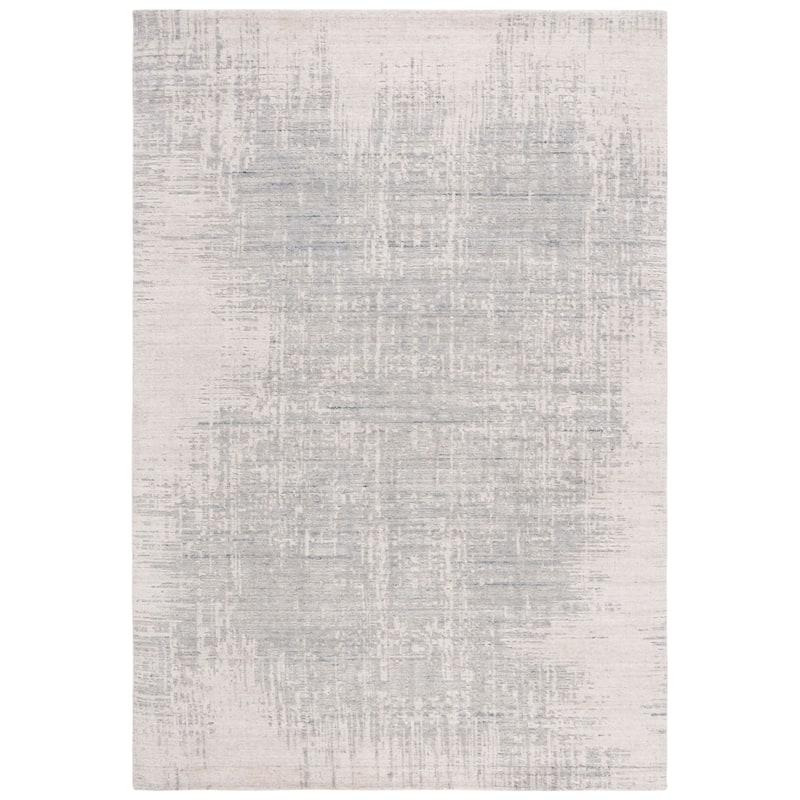 SAFAVIEH Handmade Mirage Blythe Modern Abstract Wool Rug - 8' x 10' - Grey/Gold