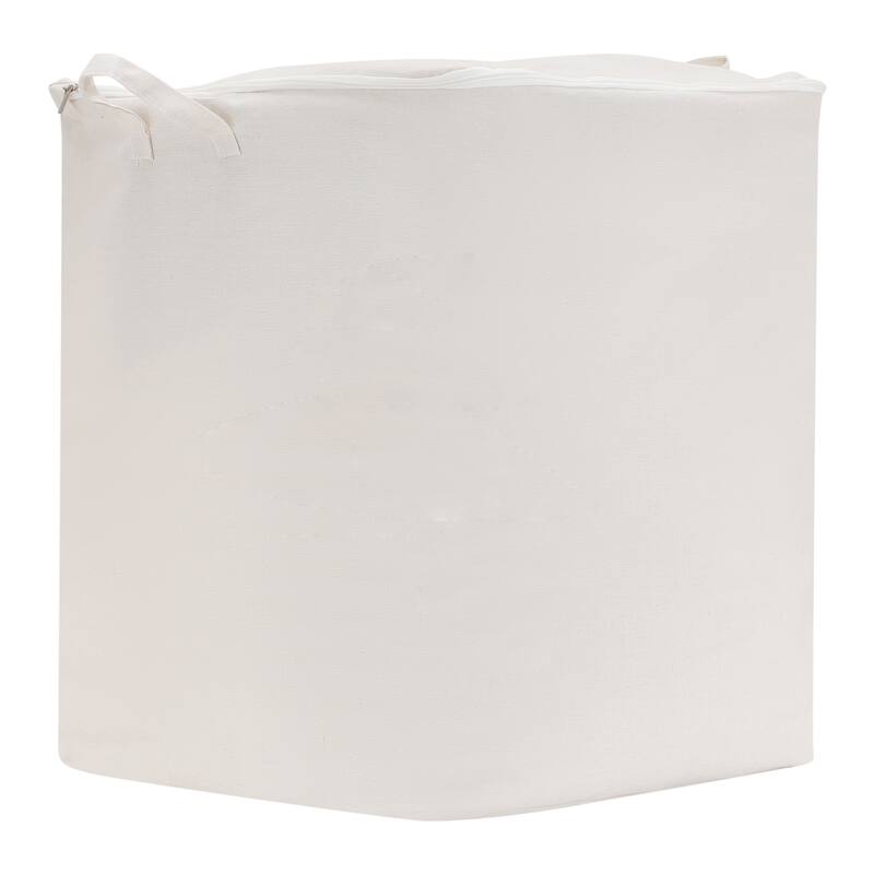 1 Pcs Moving Bags, Clothes Storage, Storage Bags for Organizing Comforters, Closet Organizers, and Storage with Handles - Beige - 19.5*19.5*23.5in