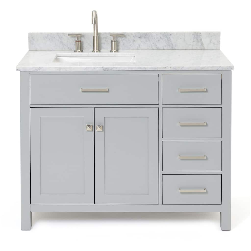 Ariel H043SLCW2RVO Bristol 43" Free Standing Single Rectangular Basin