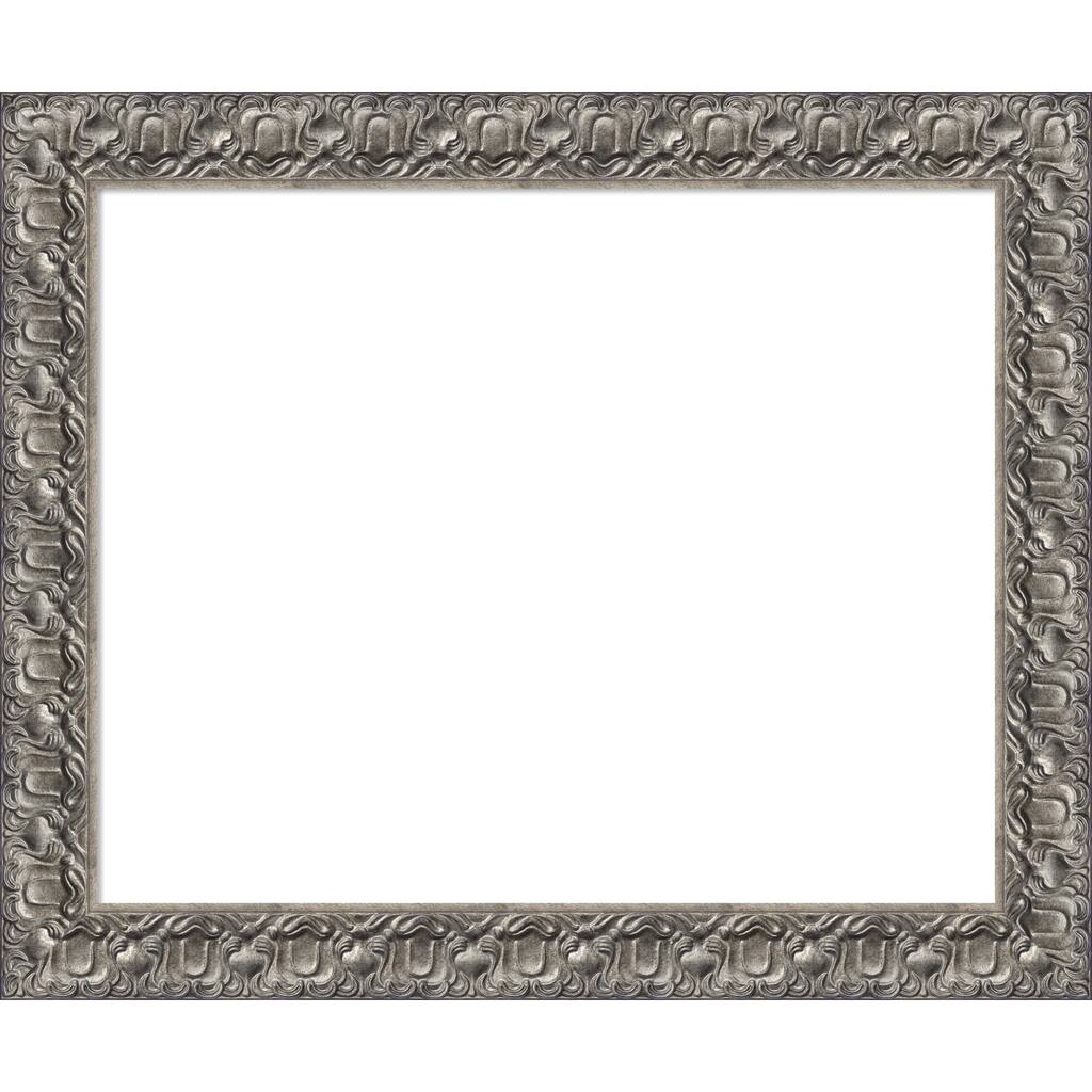 Amanti Art Silver Luxor Framed Dry Erase Magnetic Board