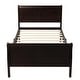 preview thumbnail 55 of 60, Harper & Bright Designs Wood Twin Sleigh Bed with Headboard and Footboard