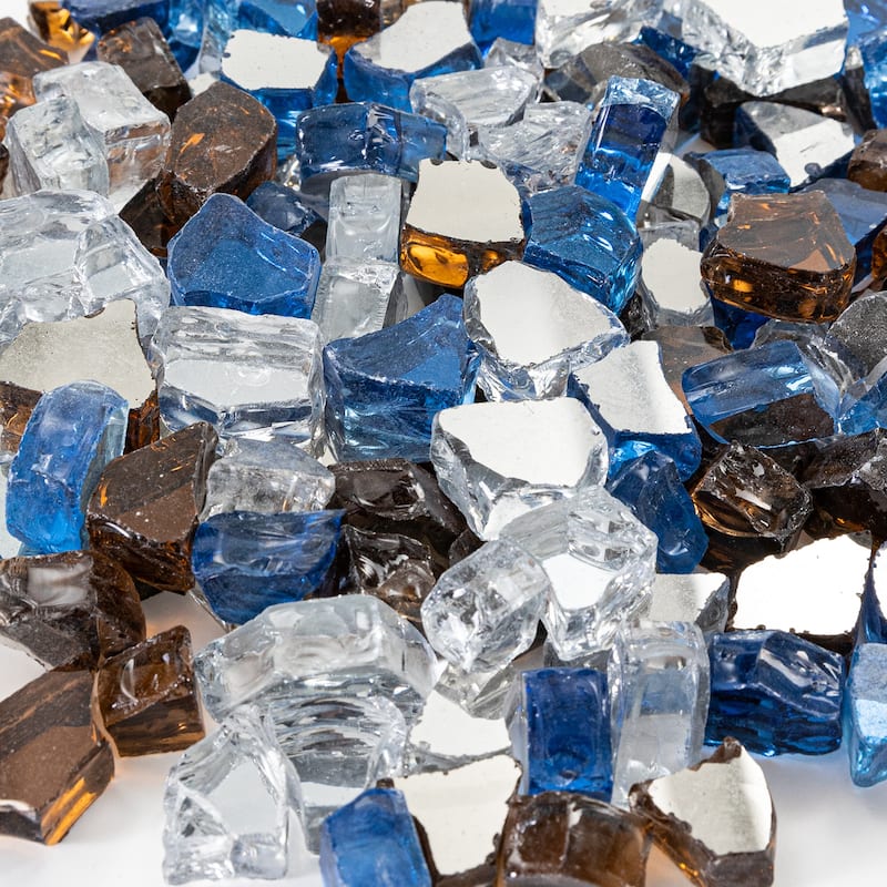 COSIEST Outdoor Fire Pit Fire Glass