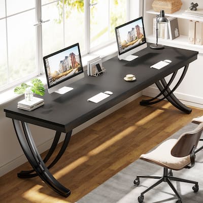78'' Computer Desk for Home Office, Rectangular Writting Table for Study Room