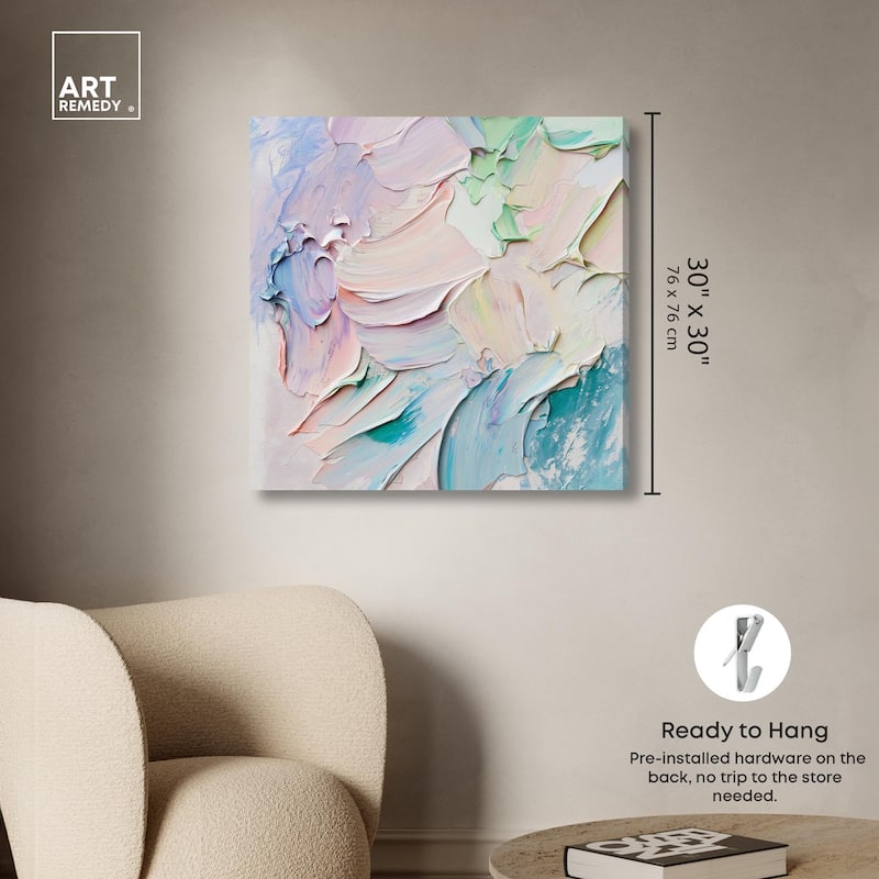 Flowing Mousse I Canvas by Art Remedy, Gallery Wrapped