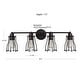 preview thumbnail 47 of 82, Evelyn Metal Vanity Light, by JONATHAN Y