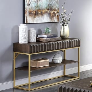 Bird Mid-Century Modern 48-inch 1-Shelf Sofa Table by Furniture of America