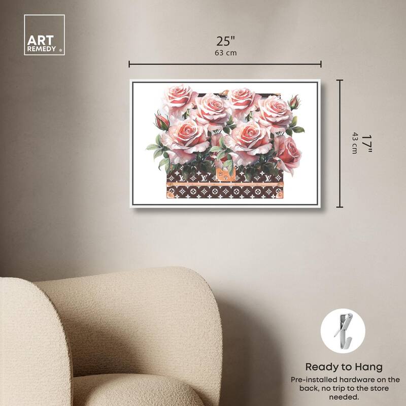 Doll Memories - Stylish Roses Canvas by Art Remedy