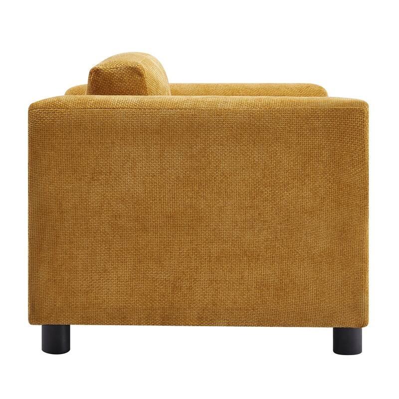 45.5" Woven Velvet Accent Chair