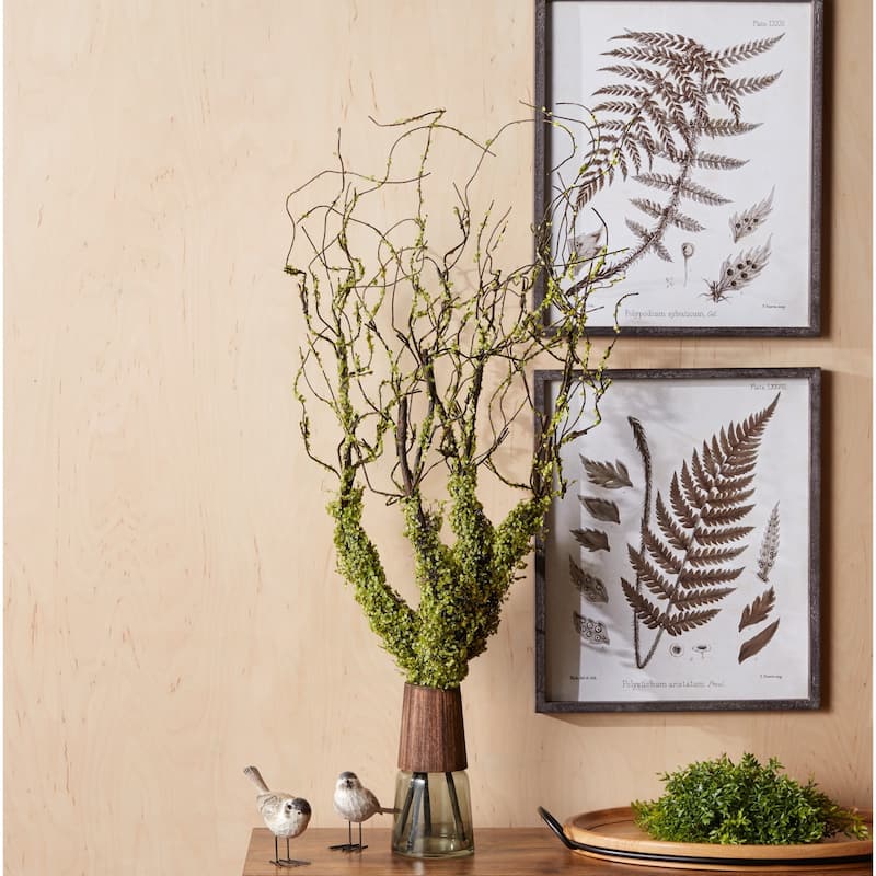 Moss Foliage Artificial Vine Branches - 40" - Set of 2