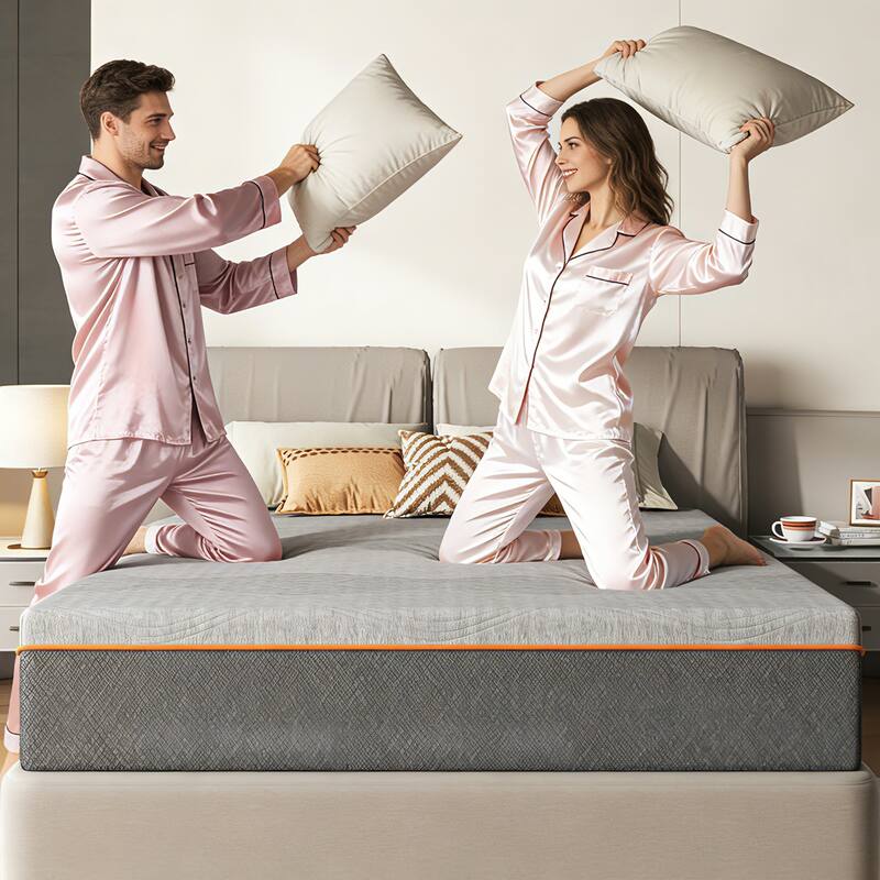 King Size Mattress, 10 Inch Memory Foam Mattress, Fiberglass Free, Breathable Cooling Layers, Certified Safe Materials