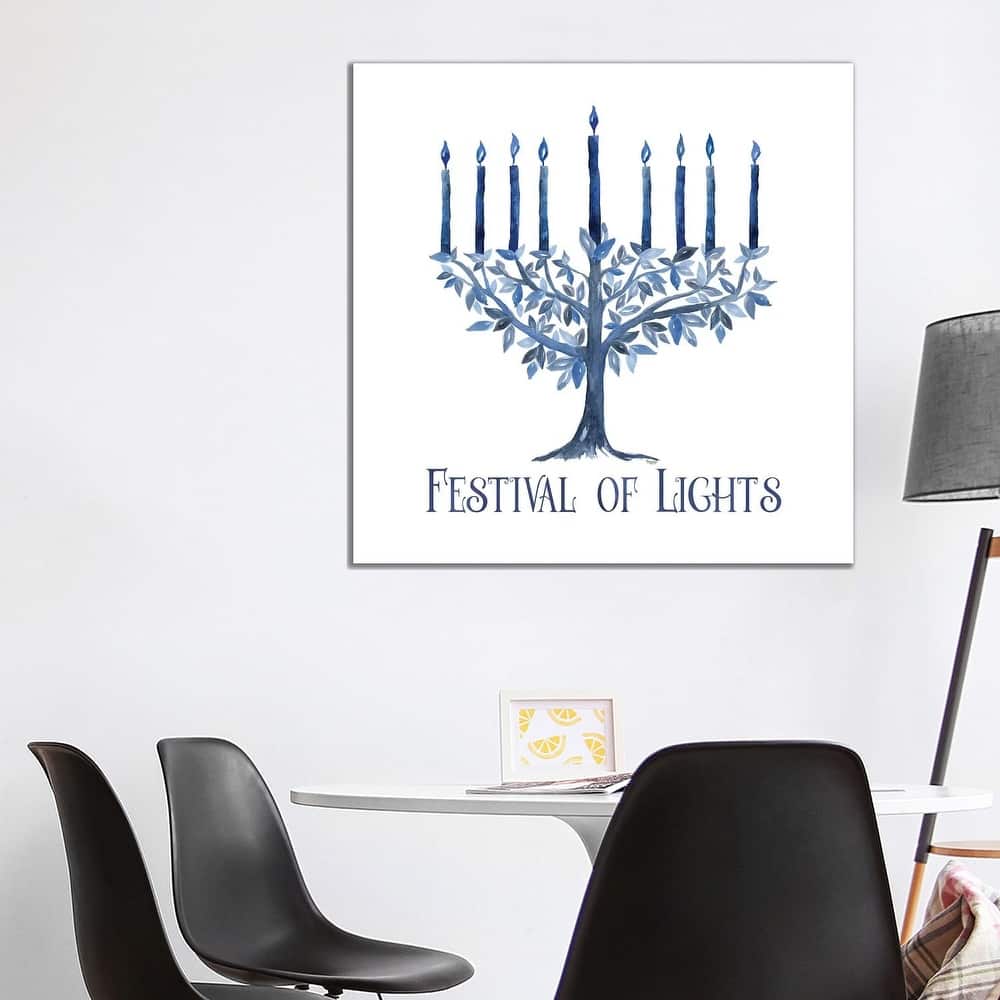iCanvas "Festival of Lights IV-Menorah" by Tara Reed Canvas Print