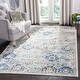 preview thumbnail 13 of 18, SAFAVIEH Madison Avery Boho Chic Distressed Area Rug - Ivory/Aqua - 5' 3" x 7' 6"