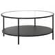 preview thumbnail 5 of 6, Sivil 36'' Wide Round Coffee Table