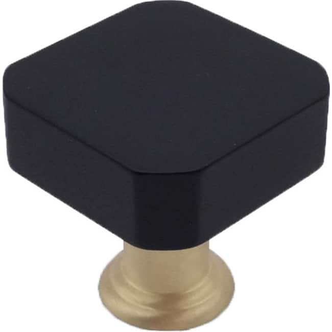 Hapny Home M28 SPLIT Mod 1-1/8" Luxury Square Solid Metal Split Finish