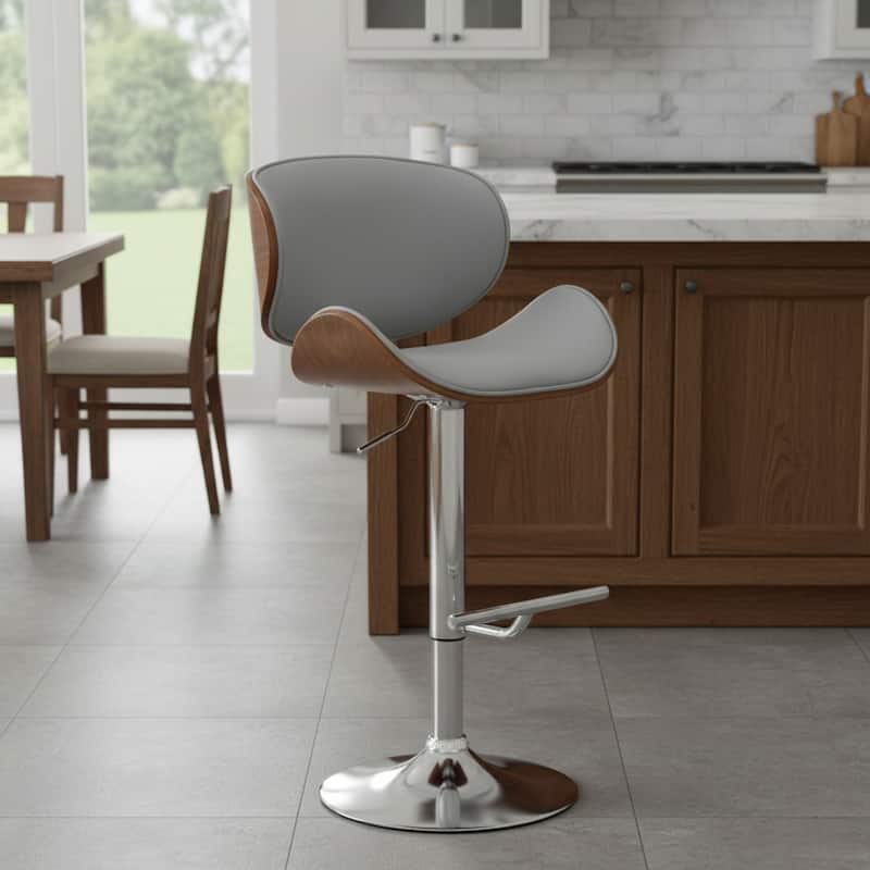 Strick & Bolton Lega Modern Adjustable Swivel Bar Stool