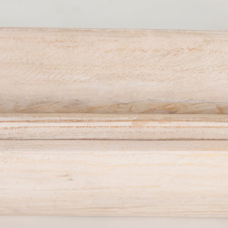 Athena Light Brown Reclaimed Wood Trays (Set of 2)