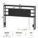 preview thumbnail 15 of 82, Headboards with Storage Shelves, Head Board with Power Outlet and LED Light for Bed Frame