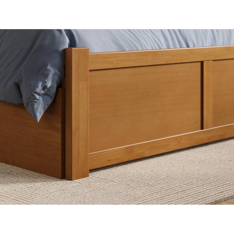 Orlando Platform Bed with Footboard and Storage Drawers