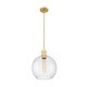 preview thumbnail 5 of 3, Margo 1 Light 13.75 inch Olde Brass Pendant Light
