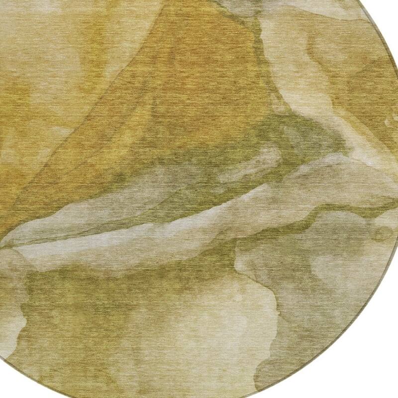 HomeRoots Abstract Transitional Rectangle Outdoor Rug