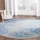 preview thumbnail 141 of 147, SAFAVIEH Adirondack Dakota Rustic Shabby Chic Distressed Rug 10' x 10' Round - Grey/Blue