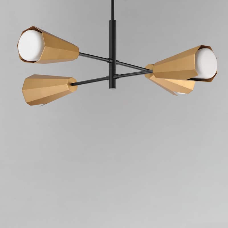 Maxim 10815SW Rizzo 4 Light 33" Wide Chandelier