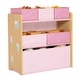 preview thumbnail 9 of 11, 6 Bin Toy Organizer - Greenguard Gold Certified Pink