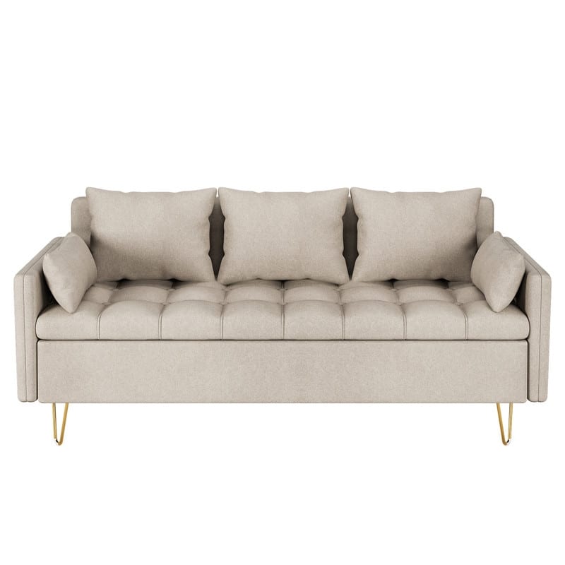 Three-seater sofa - Beige