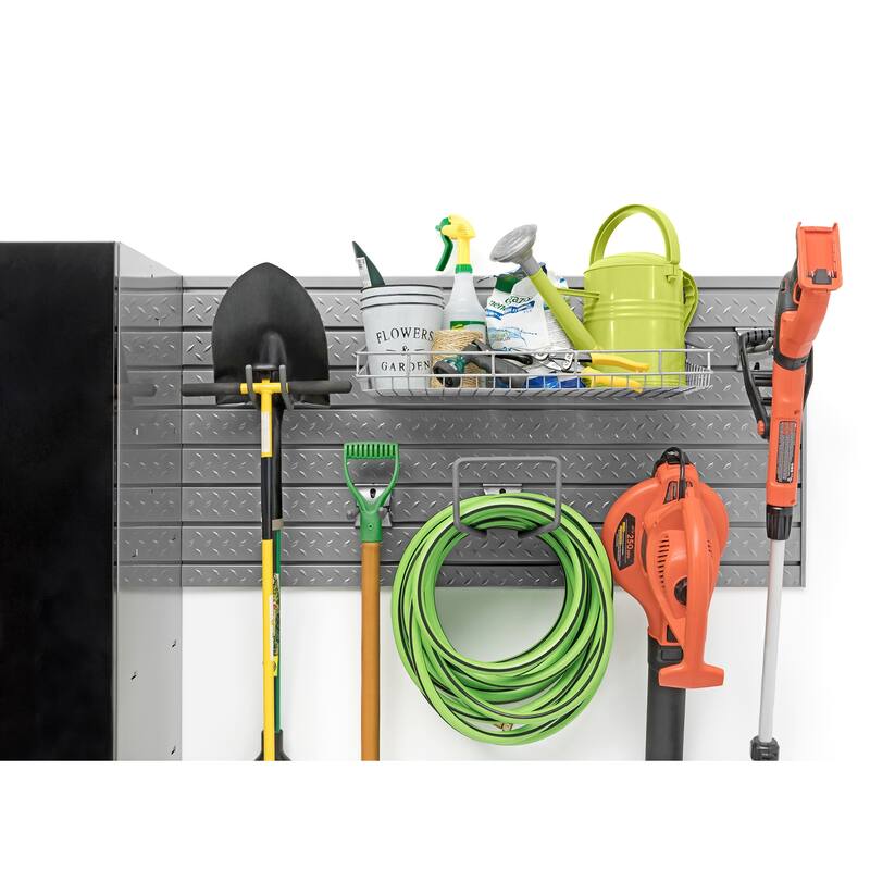 NewAge Products 16 sq ft. Diamond Plate Slatwall Kit